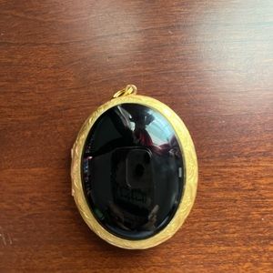 Huge Black Onyx Pendant